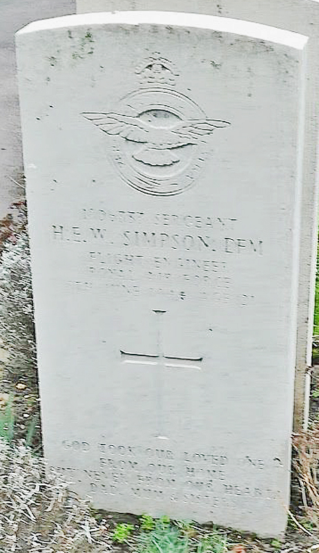 Sgt Henry Evan Wade Simpson<br/><br /><br />died June 8th, 1944